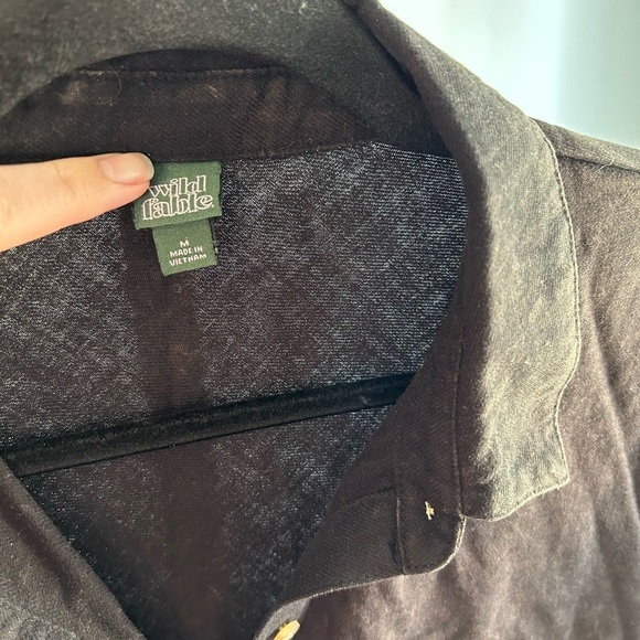 Wild Fable Button Down Tunic - Picture 3 of 4